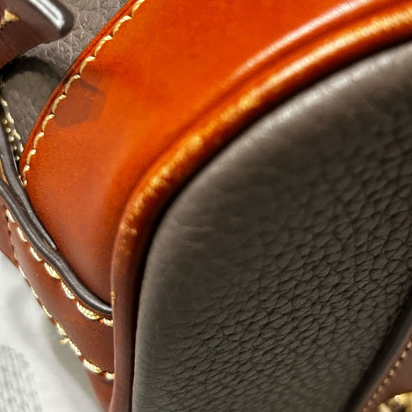 Dooney & Bourke Elephant Leather Satchel - Picture 9 of 10